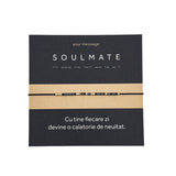 Bratara cod Morse "SOULMATE"-Aur