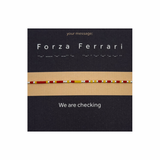 Bratara personalizata cod Morse-exemplu de personalizare
"Forza Ferrari"