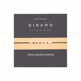 Bratara personalizata cod Morse-exemplu de personalizare
"DINAMO"