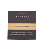Bratara glezna cod Morse "Balanta" - Argint