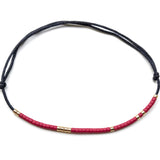 Friendship bracelet-ceramica placata cu Aur