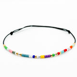 Friendship bracelet-ceramica placata cu Aur