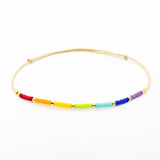 Friendship bracelet-ceramica placata cu Aur