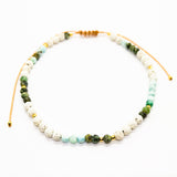 Bratara de glezna Summer White