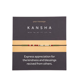 Bratara cod Morse "KANSHA" - Argint