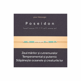 Bratara cod Morse "Poseidon" - Argint