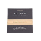 Bratara cod Morse "MOONPIE" - Argint