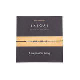 Bratara cod Morse "IKIGAI" - Argint