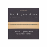 Bratara cod Morse "Book guardian" - Argint