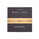 Bratara cod Morse "WABI-SABI" - Argint