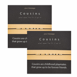 Set Bratari cod Morse "Cousins" - Argint
