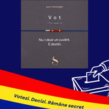 Bratara cod Morse "Vot" - Argint
