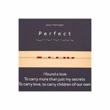 Bratara cod Morse "Perfect" - Argint