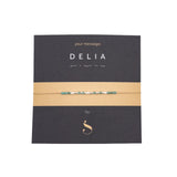 Bratara cod Morse "DELIA"-Argint