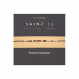 Bratara cod Morse "SAINZ 55" - Argint