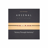 Bratara cod Morse "ARSENAL" - Argint