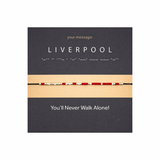 Bratara cod Morse "LIVERPOOL" - Argint