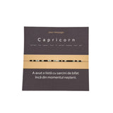 Bratara cod Morse "Capricorn"-Argint