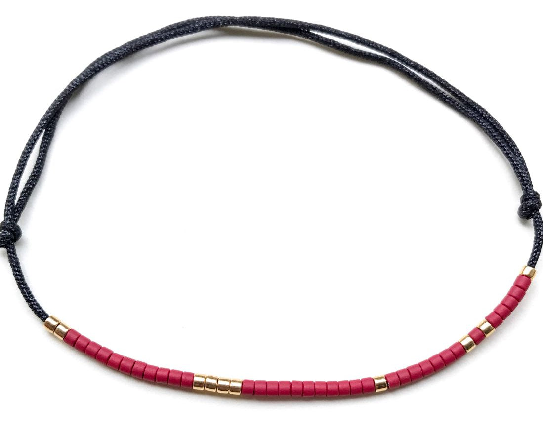 Friendship bracelet-ceramica placata cu Aur