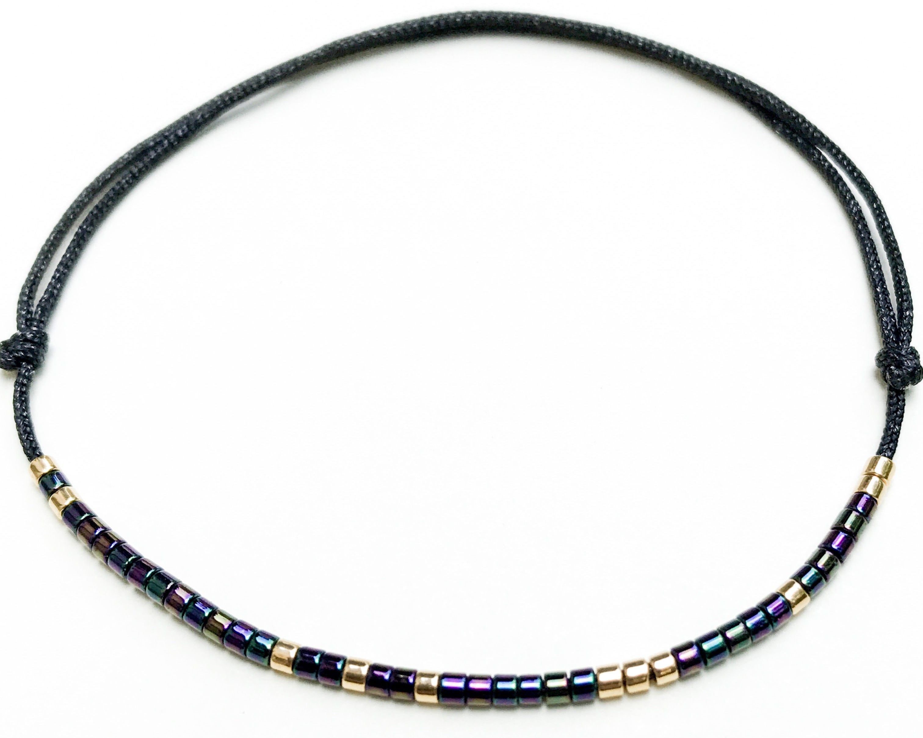 Friendship bracelet-ceramica placata cu Aur