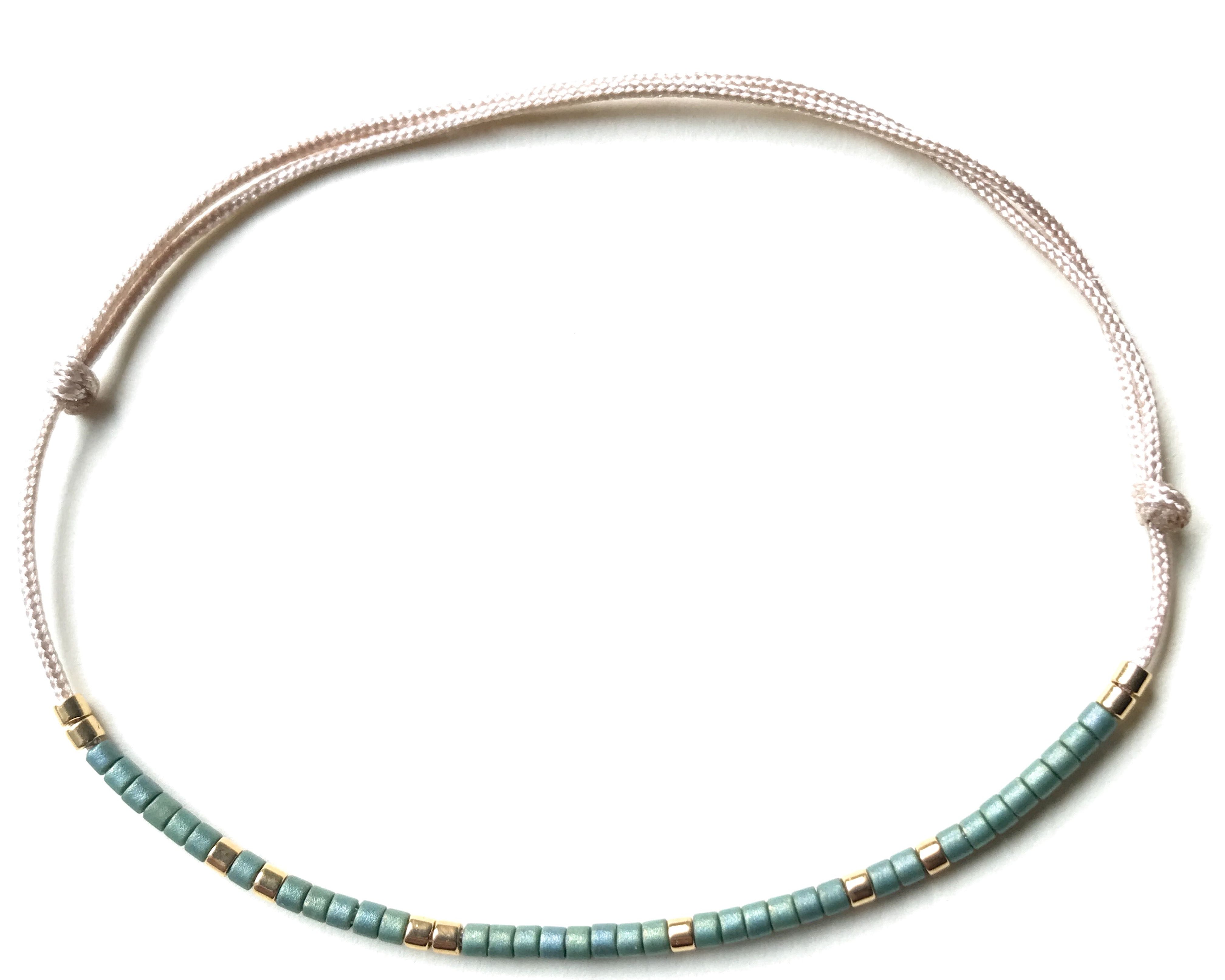 Friendship bracelet-ceramica placata cu Aur