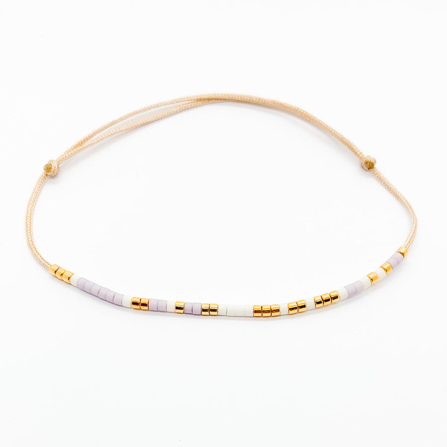 Bratara mesaj cod Morse "SOUL SISTER"-ceramica placata cu Aur
