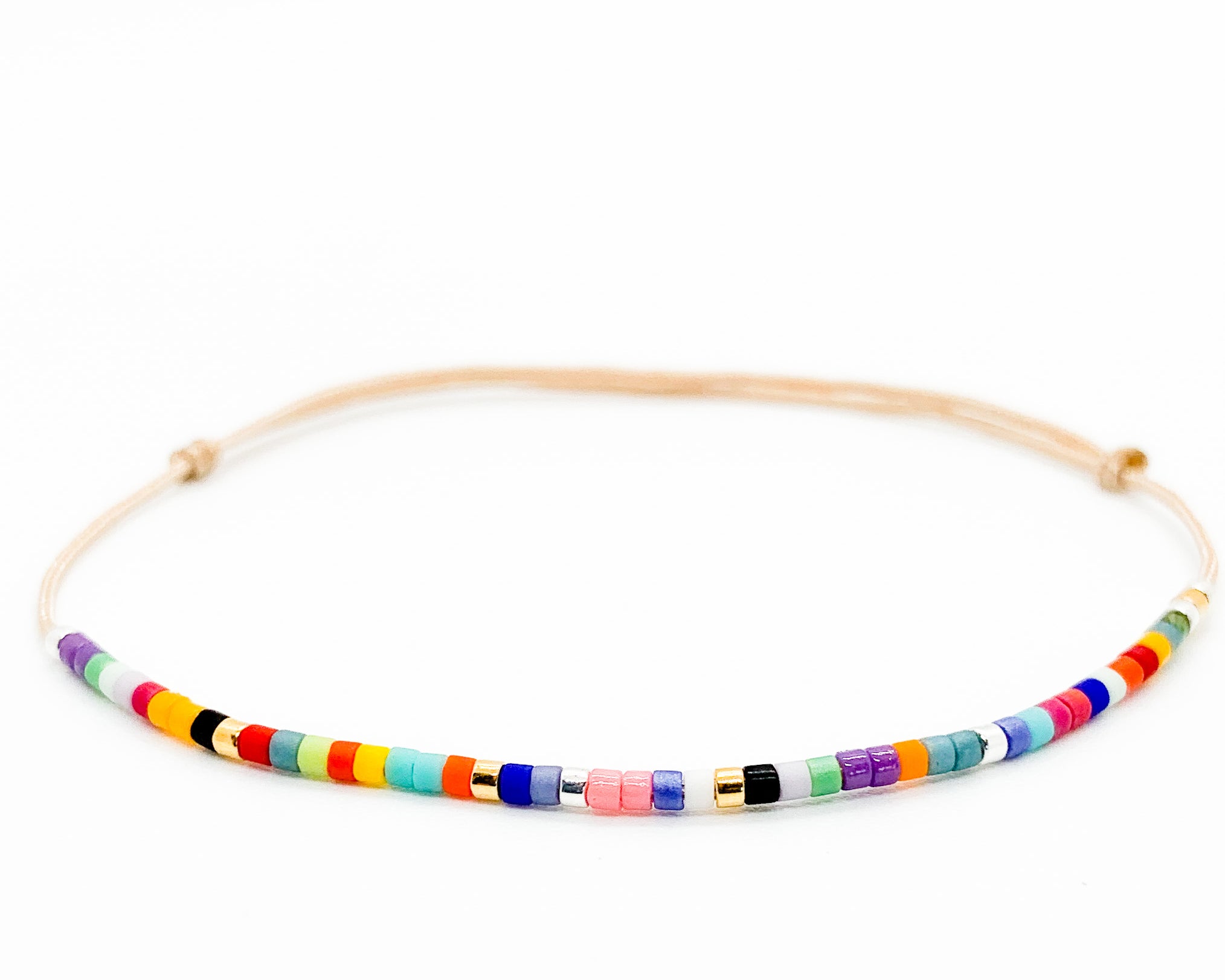 Friendship bracelet-ceramica placata cu Aur