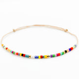 Friendship bracelet-ceramica placata cu Aur