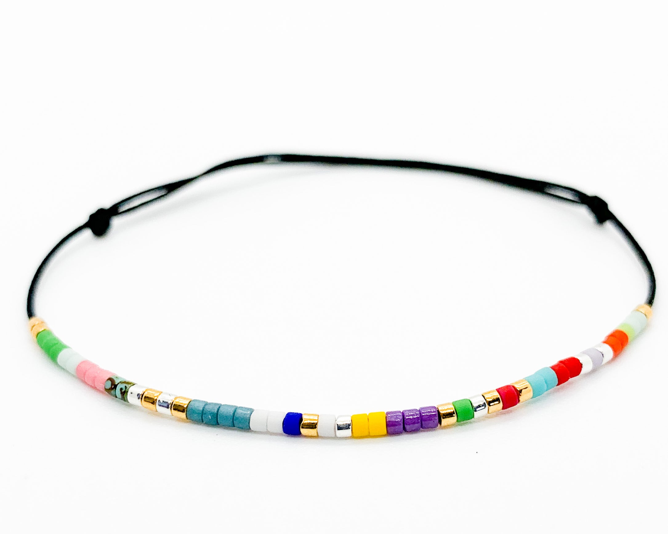 Friendship bracelet-ceramica placata cu Aur